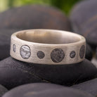 Meteorite Ring in Sterling Silver