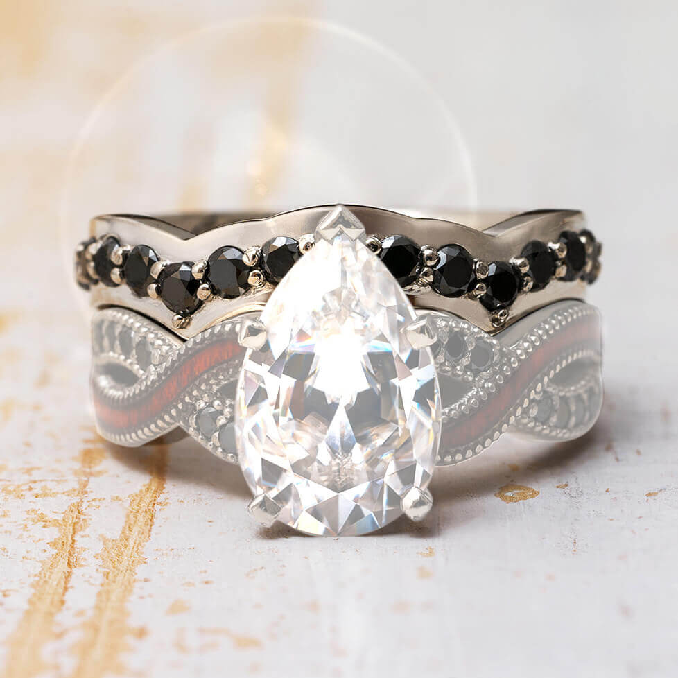 17 Unique Rings with Delicate Filigree Curls « Green Lake Jewelry Works | Black  diamond ring engagement, Gold ring designs, Unique diamond rings
