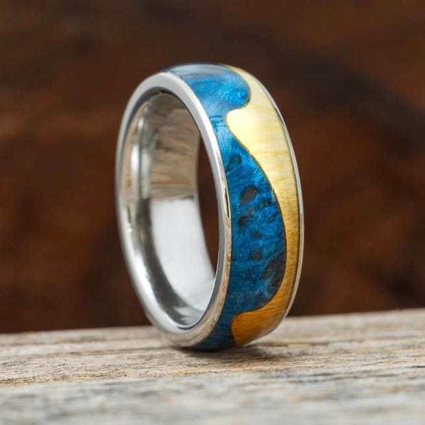 Wavy Wedding Band