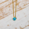 4mm Birthstone Necklace