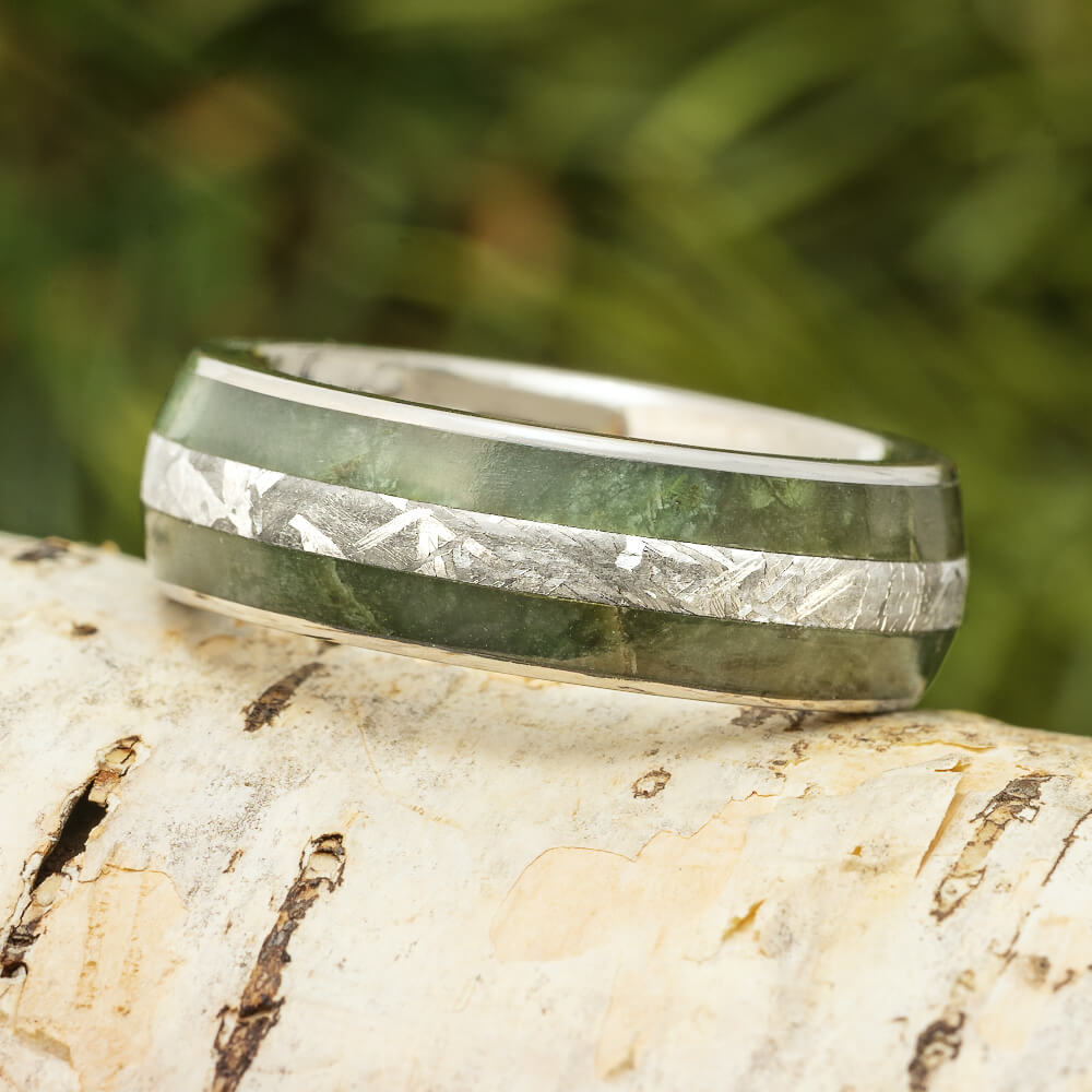 CGL Japan Lab Certified 5.18 Carat Jadeite 'Jade' and Diamond Wedding Ring  at 1stDibs | jade wedding ring, cgl lab, jade wedding rings