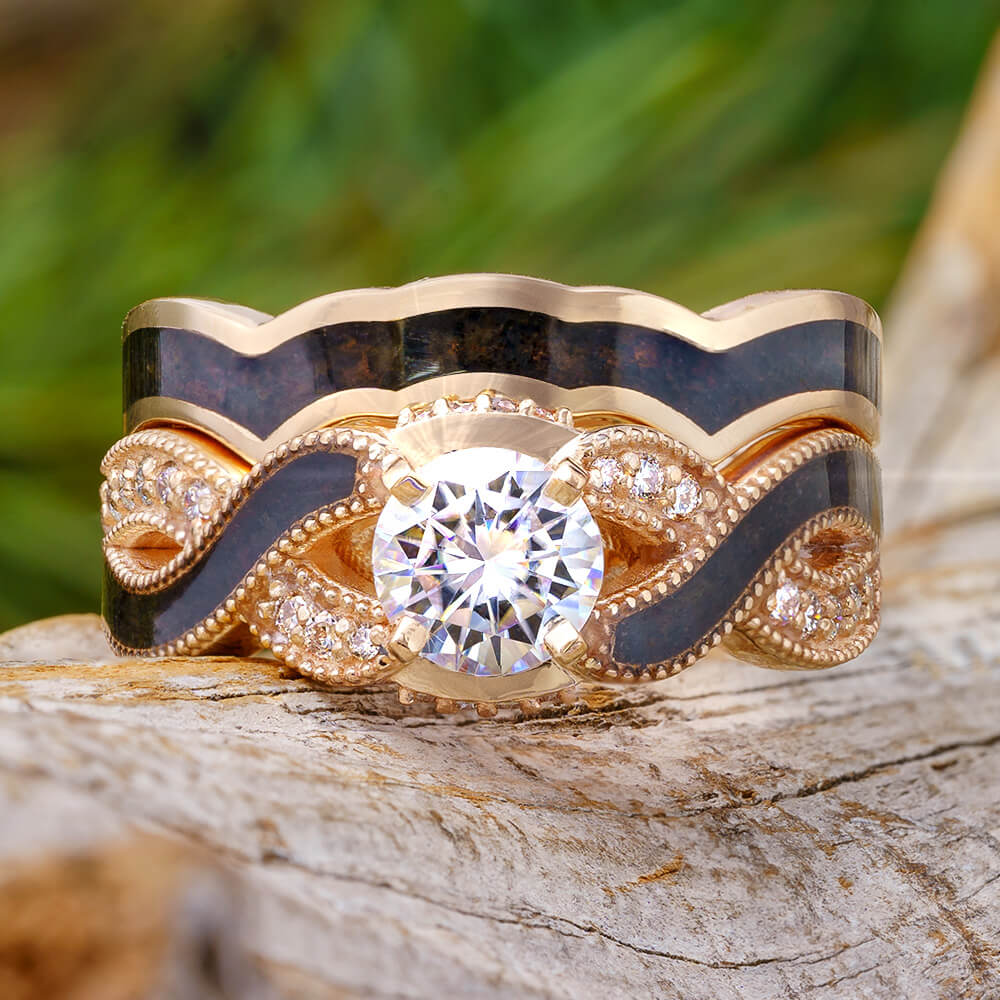 Rose Gold Fossil Ring