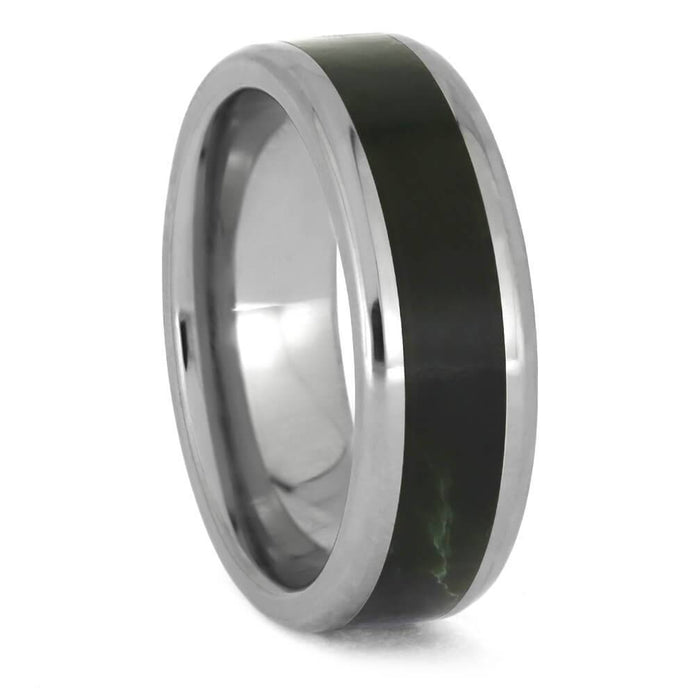 Green Jade Wedding Band