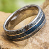 Blue Wedding Band for Men