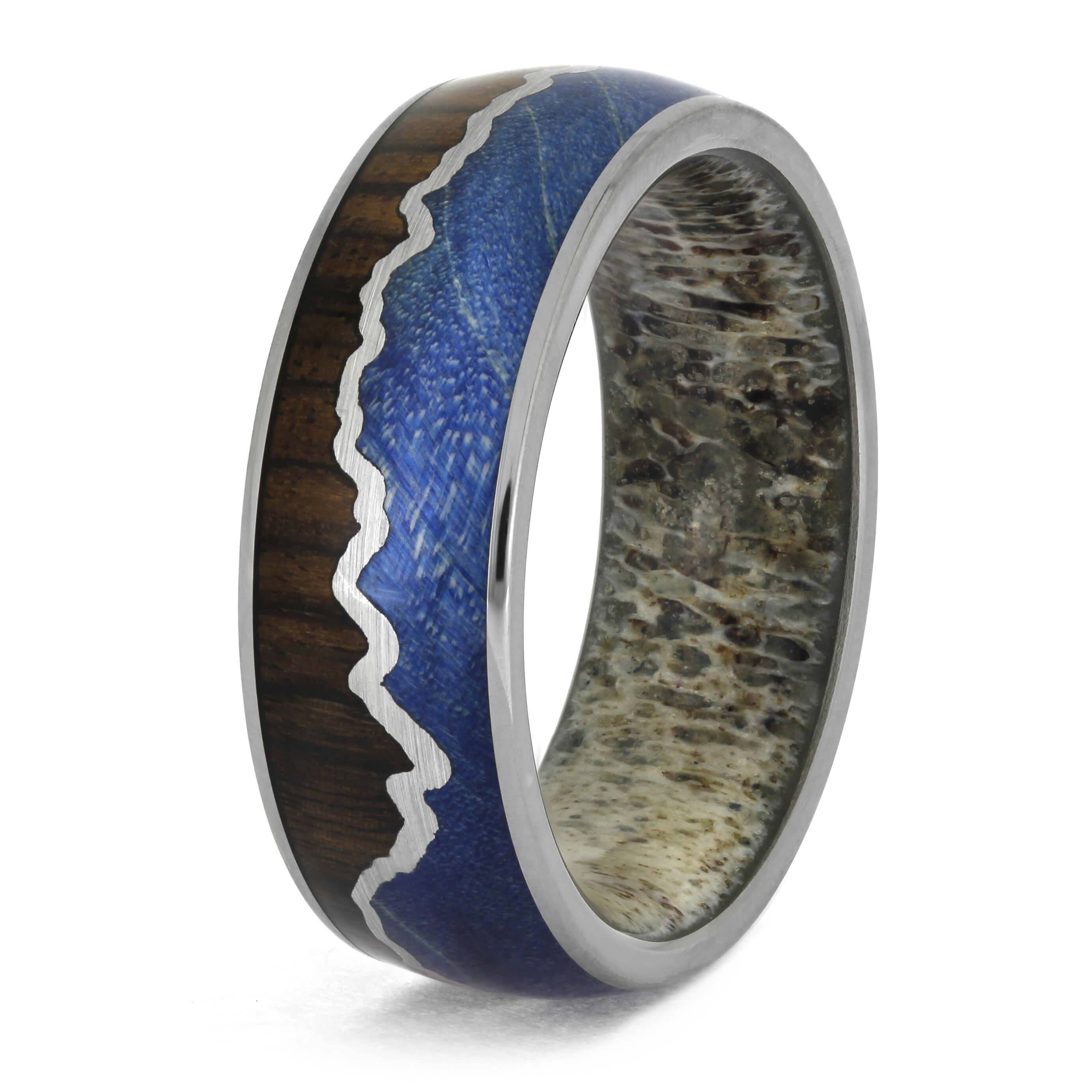 Mountain Range Wedding Ring for Men