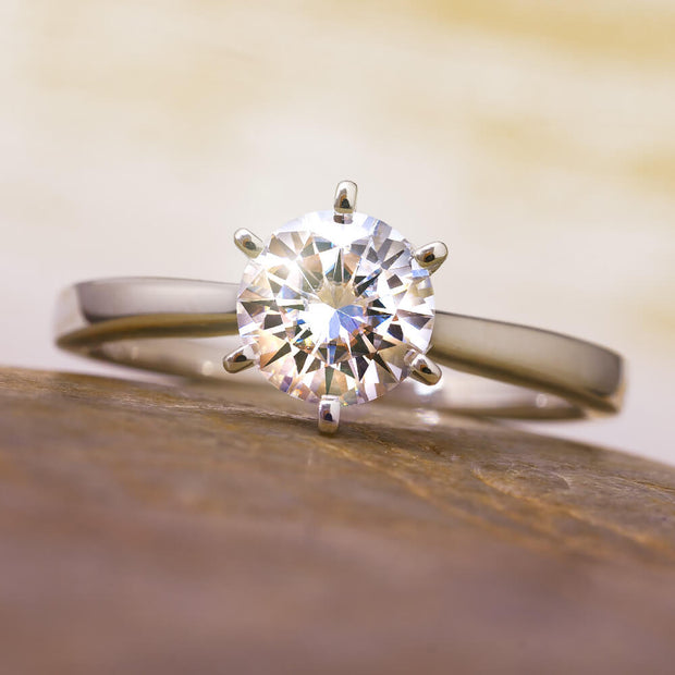 Moissanite Solitaire