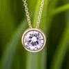 Moissanite Pendant Necklace