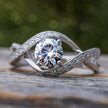 Moissanite Engagement Ring