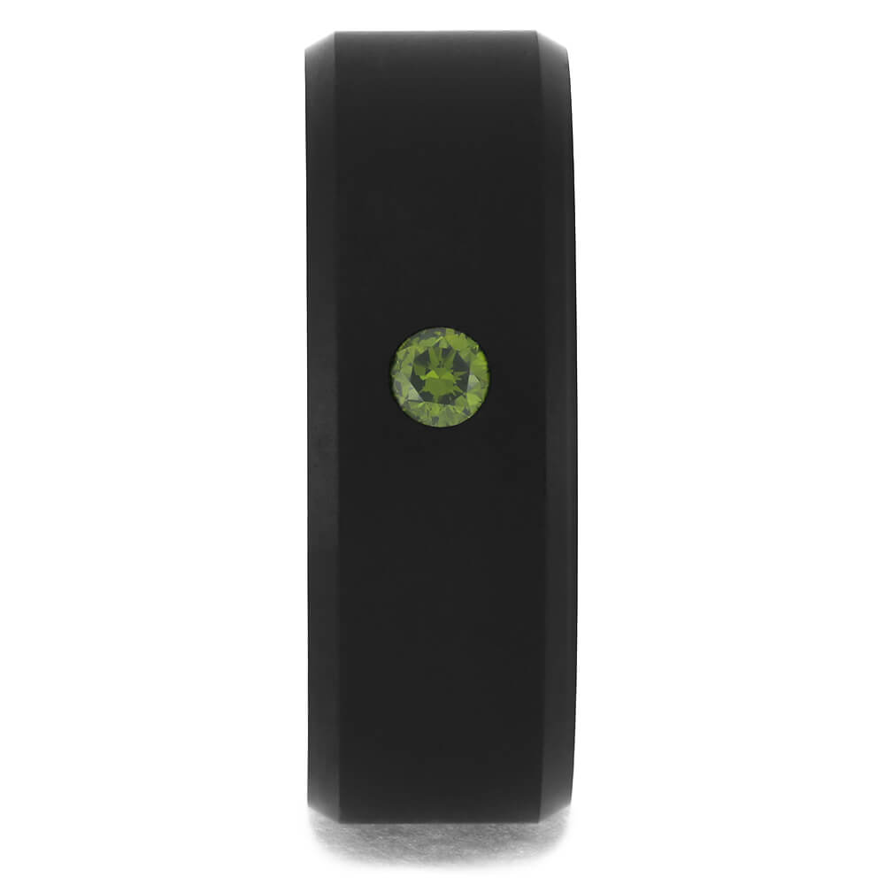 Elysium Crushed Diamond Ring With Round Cut Diamond