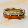 Wood Eternity Wedding Band