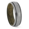 Deer Antler Wedding Band for Men