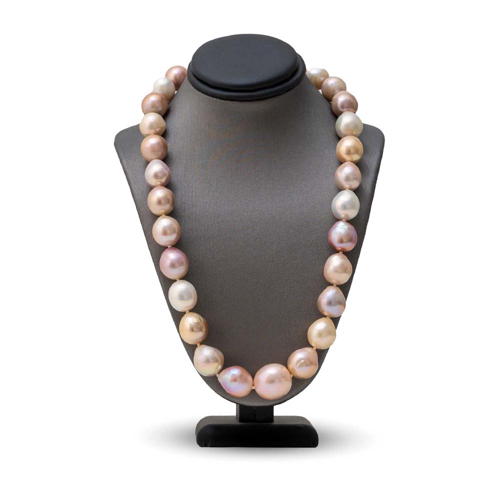 Pink Freshwater Pearl Necklace, In Stock - Jewelry by Johan