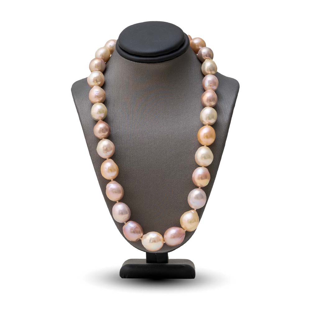 Pink Freshwater Pearl Necklace, In Stock - Jewelry by Johan