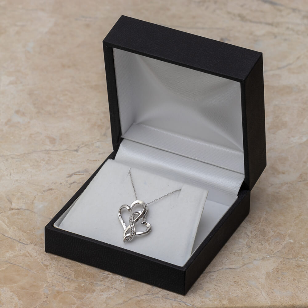 Intertwined Hearts Necklace