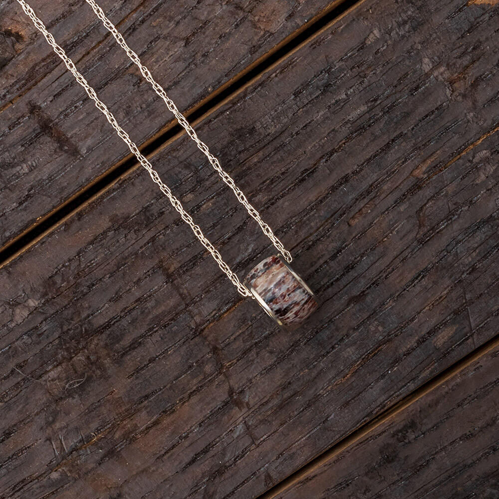 Deer Antler Charm Bead Necklace