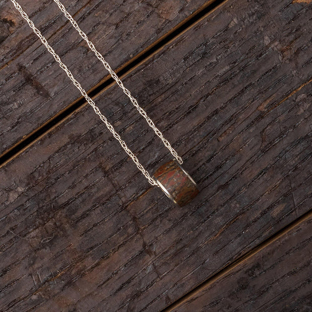 Dinosaur Fossil Charm Bead Necklace