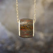 Dinosaur Fossil Charm Bead Necklace