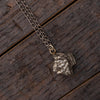 Meteorite Nugget Necklace With Black 30 Chain