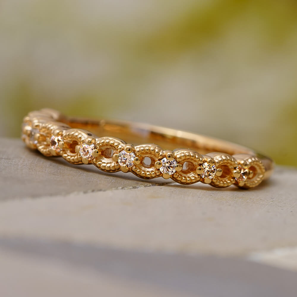 Rose Gold Stackable Band