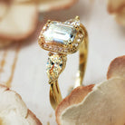 Yellow Gold Halo Engagement Ring