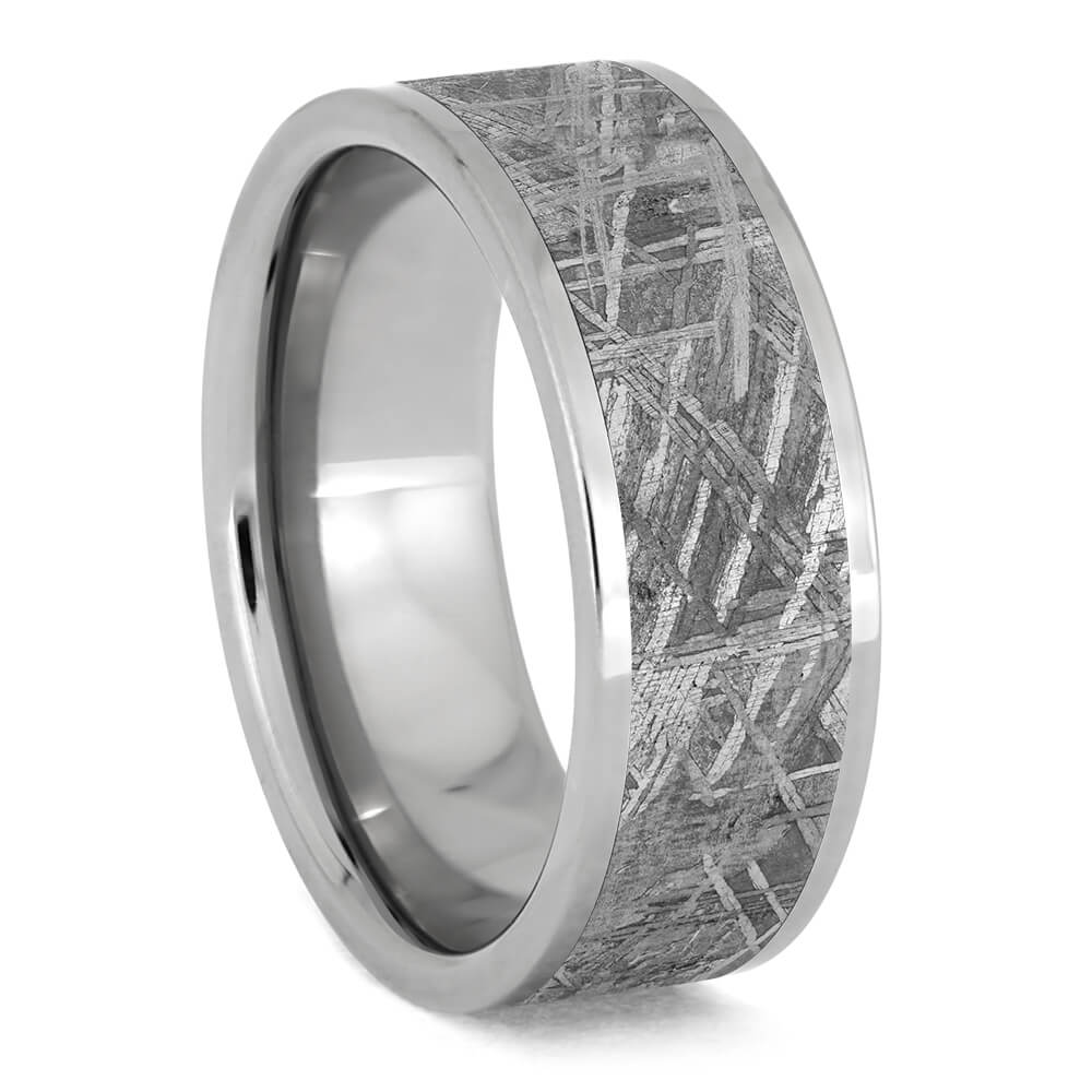 Men's Tungsten Meteorite Wedding Band-2179 - Jewelry by Johan