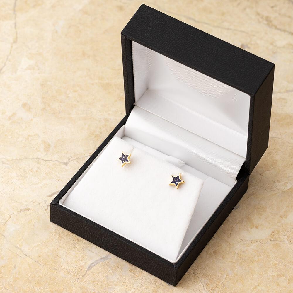 Yellow Gold Stardust™ Earrings & Pendant Gift Set-3527 - Jewelry by Johan