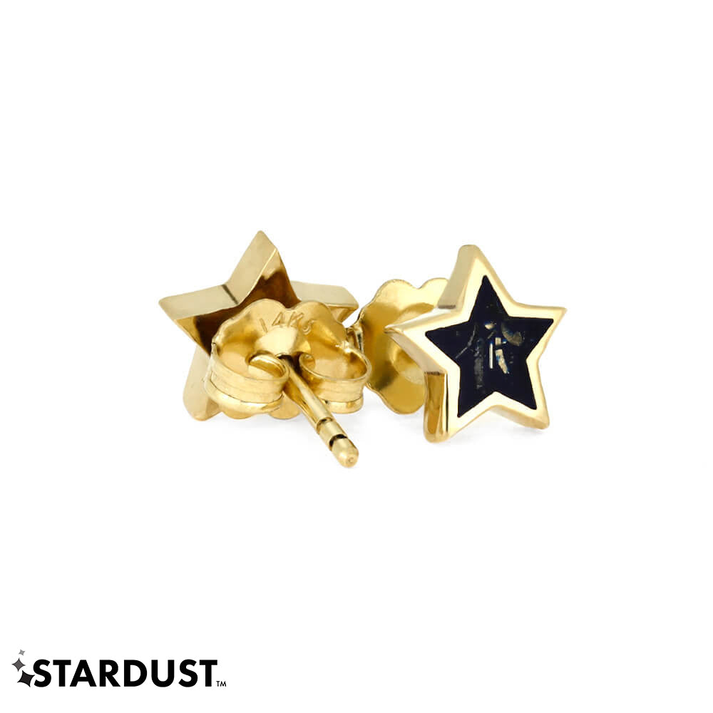 Stardust™ Stud Earrings In Yellow Gold