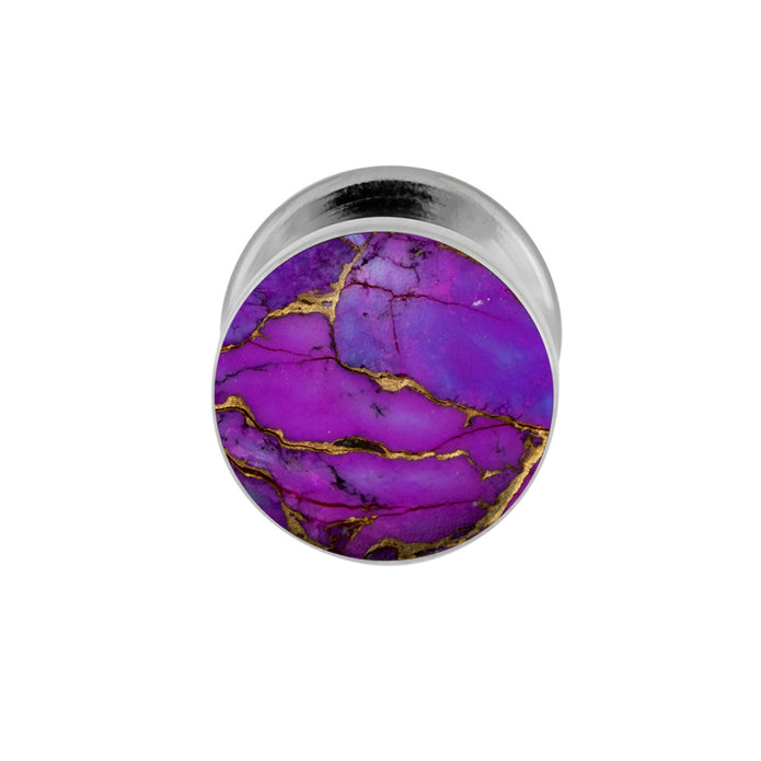 Lava Turquoise Tie Tack With Sterling Silver