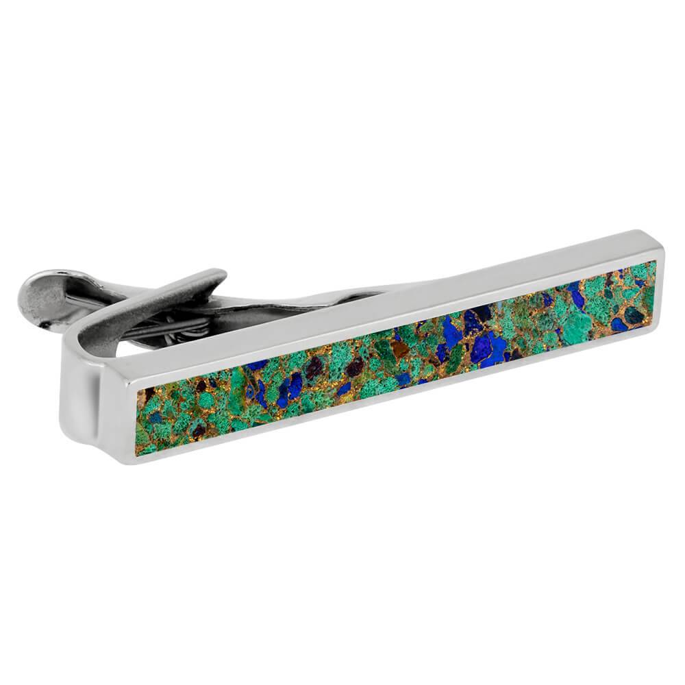 Lava Mosaic Turquoise Tie Bar