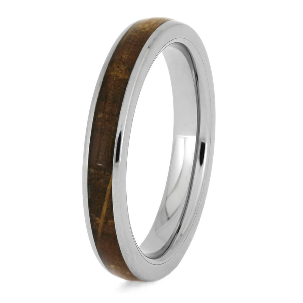 Whiskey Barrel Oak Women's Wedding Band - Jewelry by Johan