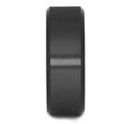 Black Ceramic Ring Men's Wedding Band with Satin Finish - Jewelry by Johan