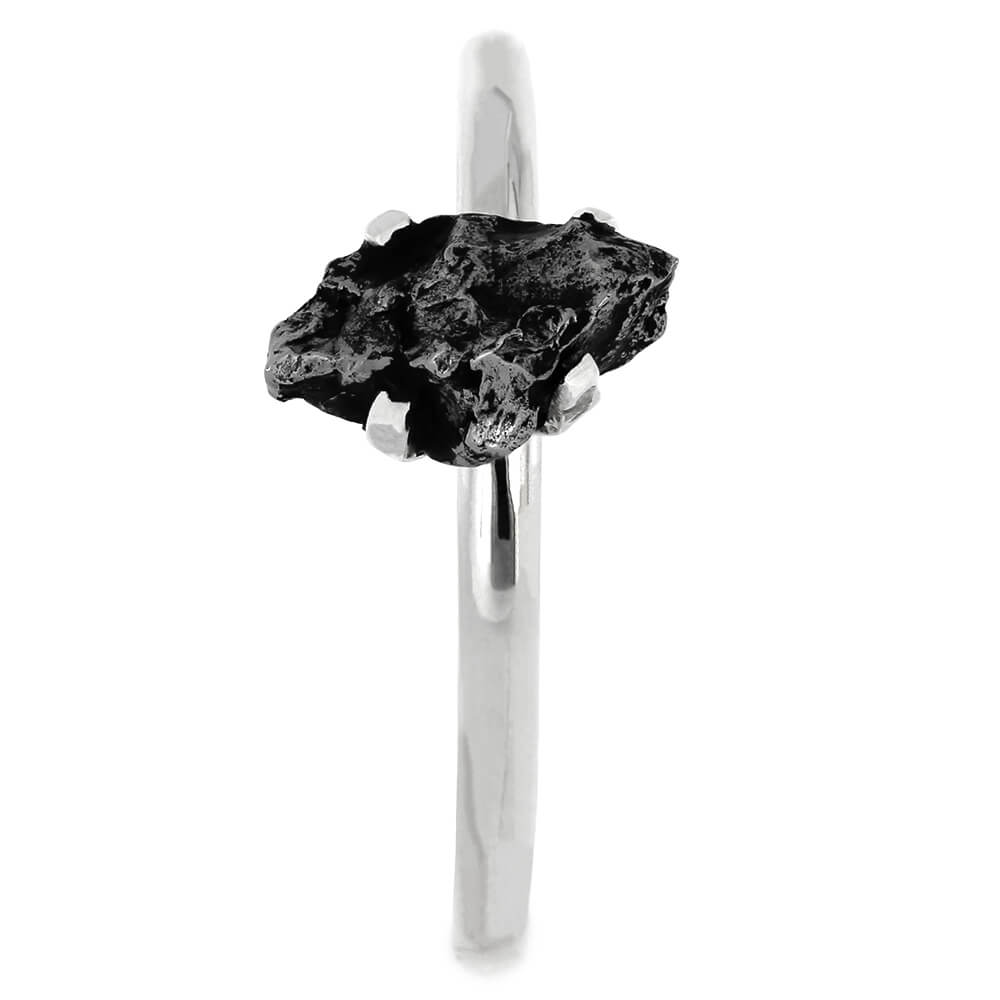 Meteorite Stone & Sterling Silver Ring - Jewelry by Johan