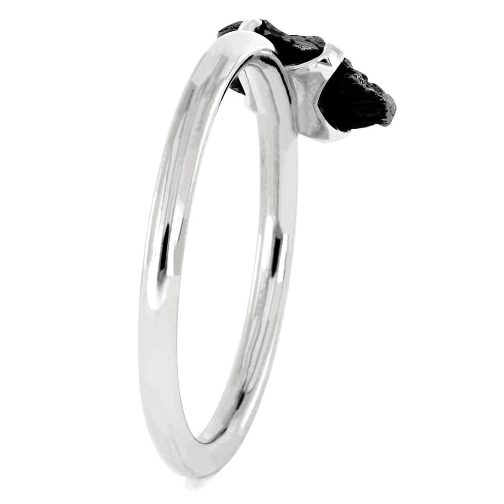 Meteorite Stone & Sterling Silver Ring - Jewelry by Johan