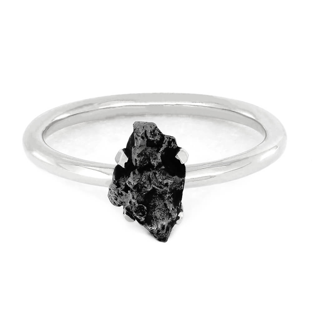 Meteorite Stone & Sterling Silver Ring - Jewelry by Johan