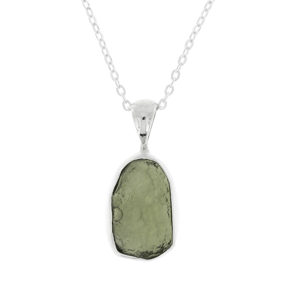 Green Stone Pendant Necklace