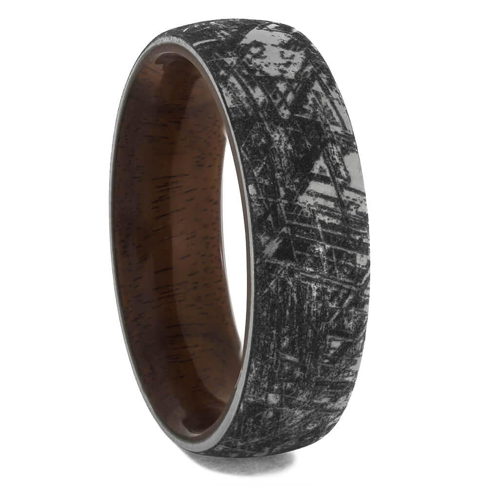 Mimetic Meteorite and Wood Ring