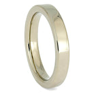 Simple 3mm White Gold Women's Wedding Band