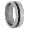 Solid Dinosaur Bone Ring In Brushed Titanium, Size 9.5-RS10780 - Jewelry by Johan