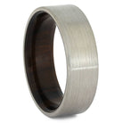 Men's Titanium Ring with Ironwood Sleeve, Size 13.25-RS11038 - Jewelry by Johan