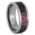 Red Deer Antler Wedding Band in Titanium, Size 11-RS11264 - Jewelry by Johan