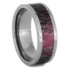Red Deer Antler Wedding Band in Titanium, Size 11-RS11264 - Jewelry by Johan