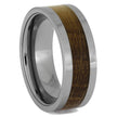 Whiskey Wood Wedding Band in Tungsten