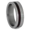 Titanium and Wood Wedding Band