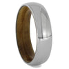 Titanium and Wood Wedding Bands