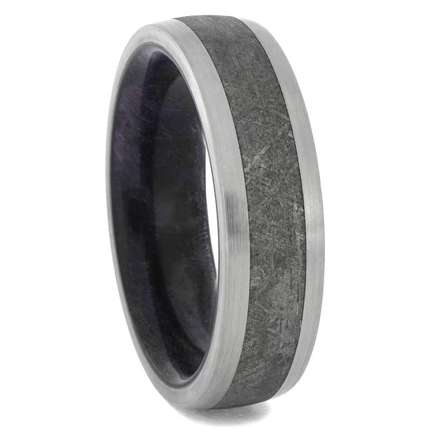 Men's Meteorite Wedding Band