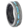 Authentic Meteorite Wedding Band