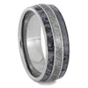 Authentic Meteorite Wedding Band