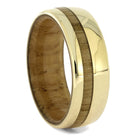 Wood and Gold Wedding Band