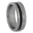Authentic Meteorite Wedding Band