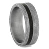 Authentic Meteorite Wedding Band